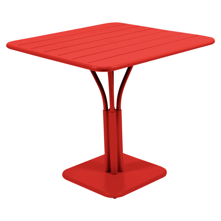 table 80x80cm luxembourg fermob capucine